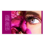 Magenta mustert Blumen Visitenkarten Vorlagen