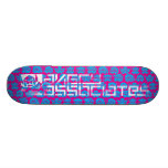 Magentarote u. cyan-blau, große Schablone der verä Individuelles Deck