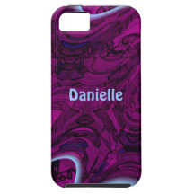 Magentaroter Desaster abstrakt iPhone 5 Case