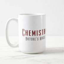 Magische Kaffeetassen der Chemie-Natur