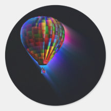 Magischer Flug Runde Sticker