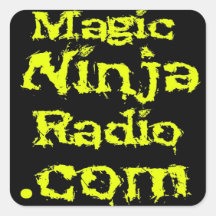 Magischer Ninja Radioaufkleber
