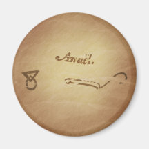 Magischer Siegel-Engel Anael Schutz-Magie-Charme Magnete