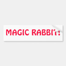 Magisches Kaninchen Auto Sticker