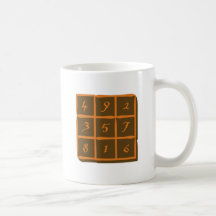 magisches Quadrat magic square Teetasse