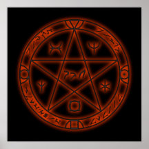 magisches Zeichen magical sign magic Poster