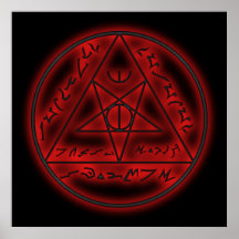 magisches Zeichen magical sign magic Plakat