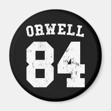 Magnet 1984 Georges Orwell Jersey Kühlschrankmagnete