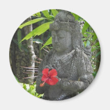 Magnet:  Bali-Statue Kühlschrankmagnete