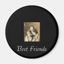 Magnet der besten Freunde mit drei Damen