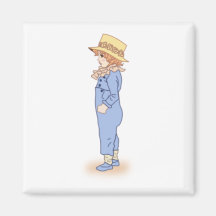 Magnet des kleinen Jungen Magnete