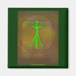Magnet des Vitruvian Raum-alien v2 Magnets