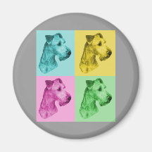 Magnet Irish Terrier "pop-art" Magnets