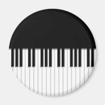 Magnet - Klavier-Tastatur Schwarz-weiß Kühlschrankmagnete