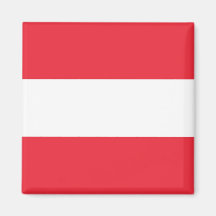 Magnet mit Flagge von Österreich Kühlschrankmagnet