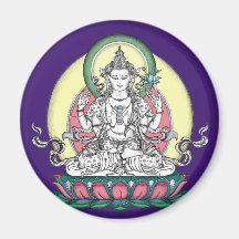 MAGNET von Chenrezig/von Avalokiteshvara Kühlschrankmagnete