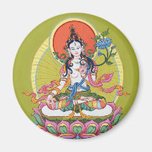 MAGNET Weiß Tara