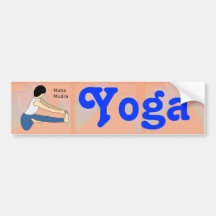 Maha_Mudra Yoga-Autoaufkleber