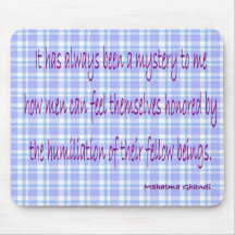 Mahatma Gandhi Mousepad