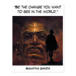 Mahatma Gandhi Postkarte