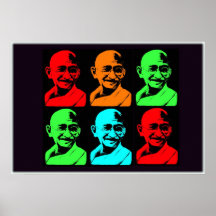 Mahatma- Gandhicollage Plakate