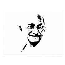 Mahatma- Gandhipostkarte postkarten