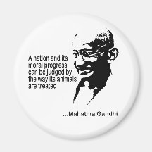 Mahatma Gandhitierrechte Magnete