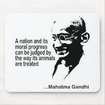 Mahatma Gandhitierrechte Mousepad