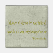 Mahatma- Gandhizitat Kühlschrankmagnete