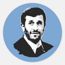 Mahmud Ahmadinedschad Runde Aufkleber