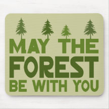 Mai ist der Wald mit Ihnen Mousepads