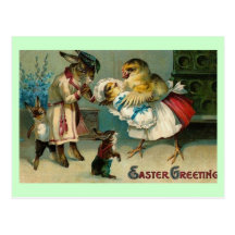 Mai werden allen Ihren Küken dieses Ostern gesegne Postkarte