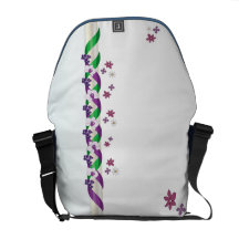 Maifeiertags-blaue Rickshaw-Bote-Tasche Kuriertasche