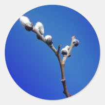 Maine-Frühling Runder Aufkleber