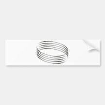 Majic Ring-optische Täuschung Auto Sticker