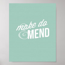 Make tut u. bessert typografisches Plakat aus