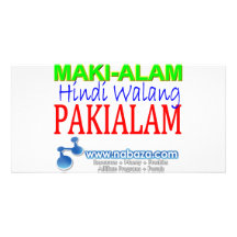 Maki-alam Hindi Walang Pakialam Individuelle Photo Karten