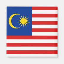 Malaysia-Flaggen-Magnet Kühlschrankmagnet