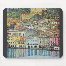 Malcena beim Gardasee durch Gustav Klimt Mauspads