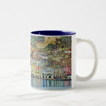 Malcesine auf See Garda durch Gustav Klimt Tee Haferl
