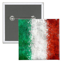 Malen Sie Spritzer-Italiener-Flagge Buttons