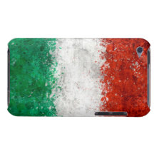 Malen Sie Spritzer-Italiener-Flagge iPod Touch Case