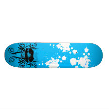 Malen Sie Spritzer-SchädelSkateboard Skate Board