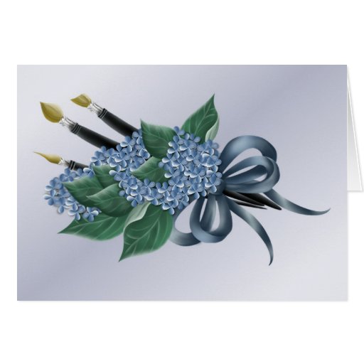 MalerGeburtstag Grußkarte Zazzle