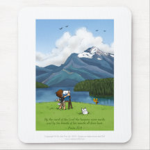 Malerei-Berge Mousepad