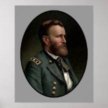 Malerei General-Grant Posterdruck