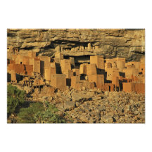 MALI, Dogon Länder. Traditioneller Tellem Malian Fotografien