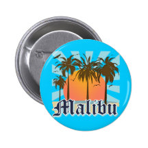 Malibu-Strand Kalifornien CA Anstecknadelbuttons