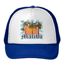Malibu-Strand Kalifornien CA Retrokappe