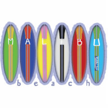 Malibu-Strand-Surfbretter Photofiguren